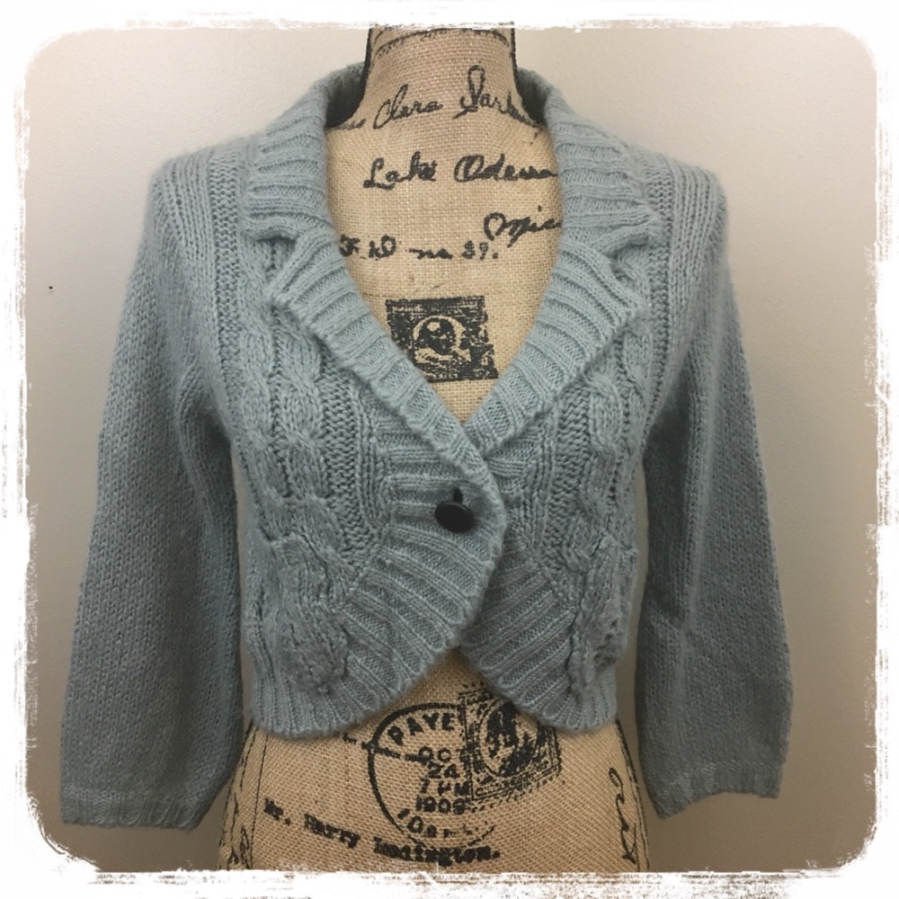 NWT Caterpillar "Cobblestone" Gray Shrug Sweater S